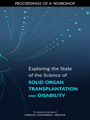 cover image of Exploring the State of the Science of Solid Organ Transplantation and Disability